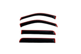 AVS In-Channel Ventvisors Side Window Deflectors 04-08 Ford F150 Super Crew & Crew Cab (No Color) Wind Deflectors AVS